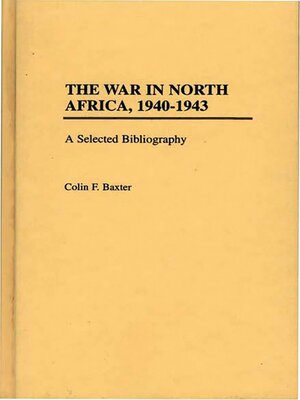 cover image of The War in North Africa, 1940-1943